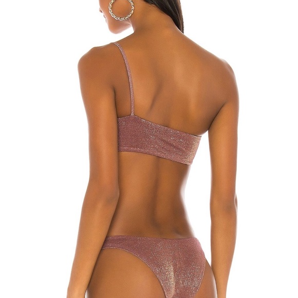 Vitamin A Swim Metallic Mauve Bikini Set - Picture 2 of 9